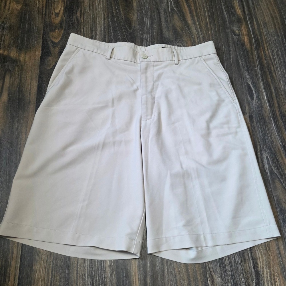 Tommy Armour Mens Khaki Tan Performance Golf Shorts Size 34 Style 2161-11